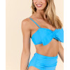 Women's adjustable strap bow bikini top with padding