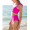 Women's basic supportive padded bikini top solid tie strap swimwear top