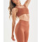 Buttery soft scoop neck padded sports bra classic light support yoga crop
