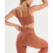 Buttery soft scoop neck padded sports bra classic light support yoga crop