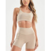 Buttery soft scoop neck padded sports bra classic light support yoga crop