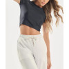 Women's short sleeve cropped t shirts lightweight slim fit sports tee