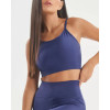 Women's light support padded sports bra with adjustable straps