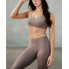 Women's classic cross back sports bra with removable paddings