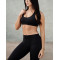 Women's classic cross back sports bra with removable paddings
