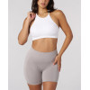 Women's halter adjustable sports bra sleeveless supportive back cross crop top