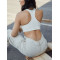 Women's basic style supportive racerback sports bra
