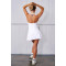 Women's buttery soft halter dress with removable paddings backless flowy tennis dress