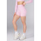 High waist no front seam biker shorts butt lifting yoga shorts