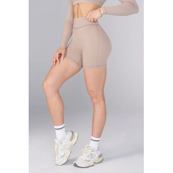 High waist no front seam biker shorts butt lifting yoga shorts