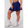 Women's two in one crossover tennis skirts athleiture pleated skirts with built in shorts