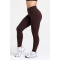 Women's seamless front rise compressive fitness leggings butt lift full length yoga leggings