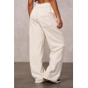 Women's cotton fleece wide leg pocket sweatpansts