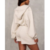 Women's luxury relaxed fit zip up hoodies versatile hooded jackets