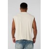 Men's 100% cotton oversized fit muscle tank fashionable acid wash fitness tank