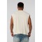 Men's 100% cotton oversized fit muscle tank fashionable acid wash fitness tank