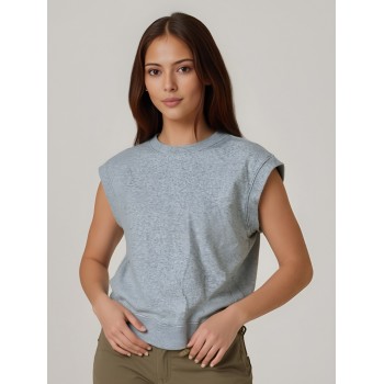 Sleeveless Hoodies for Women Casual Loose Fit Tank Tops Lightweight Workout Gym Sweatshirt