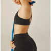 Scoop neck supportive hollow back sports bra with removable paddings spaghetti strap yoga bralette