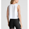 Light weight sleeveless crop top relaxed fit cotton tank