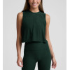 Light weight sleeveless crop top relaxed fit cotton tank