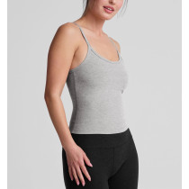 Women's lower back sleeveless sports top with adjustable straps lightweight curvy tank top