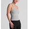Women's lower back sleeveless sports top with adjustable straps lightweight curvy tank top