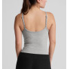 Women's lower back sleeveless sports top with adjustable straps lightweight curvy tank top