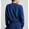 Women's crew neck relaxed fit cotton fleece sweatshirts