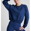 Women's crew neck relaxed fit cotton fleece sweatshirts