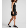 Women's high neck back racerback sports dress with paddings slim fit athletic tennis dress