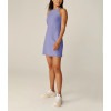 Women's high neck back racerback sports dress with paddings slim fit athletic tennis dress