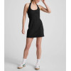 Women's basic style halter neck open back tennis dress flattering athletic dress