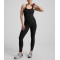 Classic back cross strap butt lifting jumpsuits high stretchy flattering sporty bodysuits