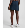 High waist piped A line sports skirts for women with built in shorts