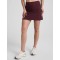 High waist piped A line sports skirts for women with built in shorts