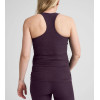 Women'a wide strap square neck side cinched maternity sports tank