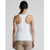 Women'a wide strap square neck side cinched maternity sports tank