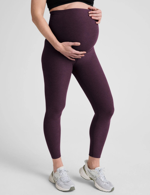 Women's new arrival supportive maternity leggings full length buttery soft pregnant tights