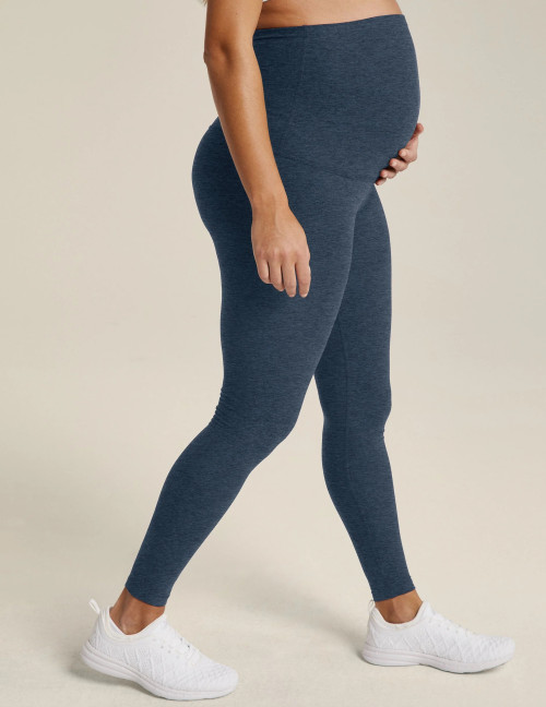 Women's new arrival supportive maternity leggings full length buttery soft pregnant tights