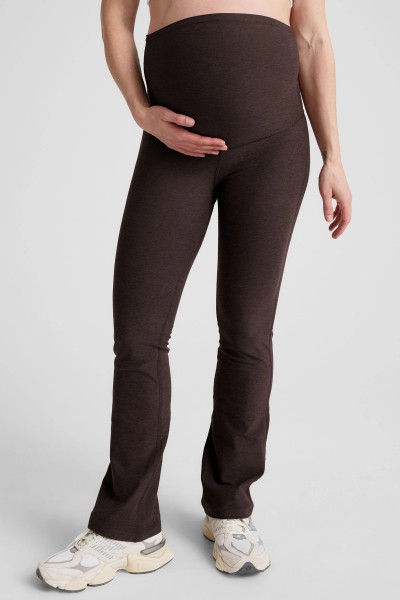Maternity boot cut active leggings high waist everyday pregnant pants