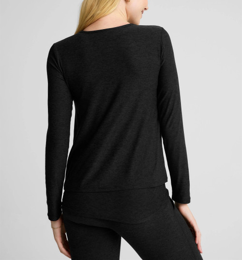 Women's crew neck long sleeve maternity t shirts breathable pregnant tees for women