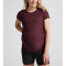 Short sleeve cinched pregnant tee for women slim fit maternity top
