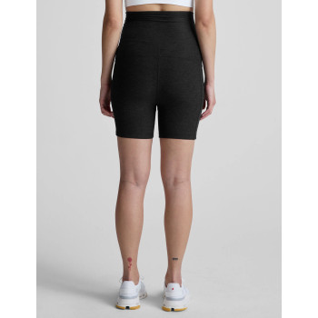 High waist maternity biker shorts with side pockets