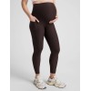 High waist buttery soft maternity leggings with side pockets custom logo pregnant full length tights