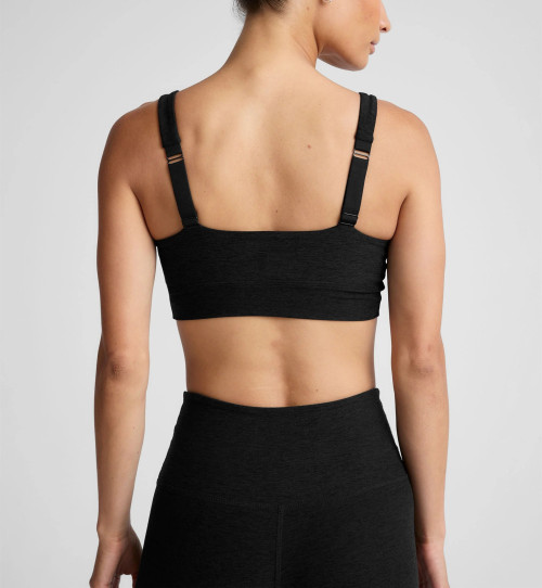 Women's V neck nursing bra with adjustable straps