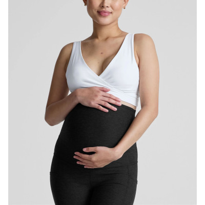 Women's V neck nursing bra with adjustable straps