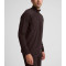 Men's long sleeve quarter zip sweatshirts with side pockets polo neck slim fit pullover