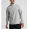 Men's long sleeve quarter zip sweatshirts with side pockets polo neck slim fit pullover