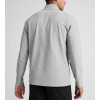 Men's long sleeve quarter zip sweatshirts with side pockets polo neck slim fit pullover