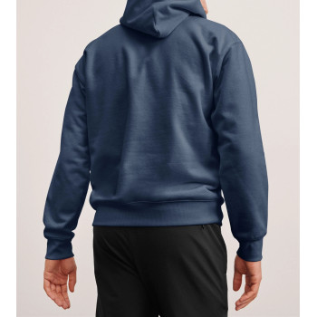 Men's new arrival brushed cotton fleece hooded sweatshirts with kangaroo pockets